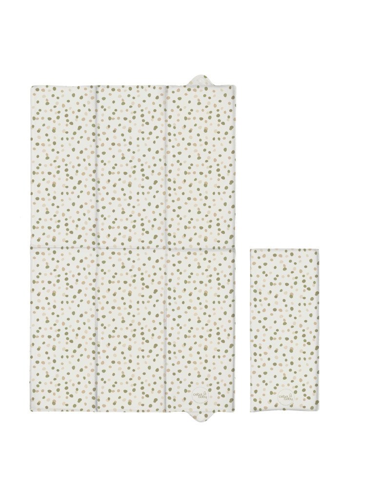 CEBA 305-000-725 Sulankstomas 60x40 Basic Spots* persirengimo kilimėlis-Vystymo lentos ir paklotai-Baldai ir kiti prietaisai CEBA 305-000-725 Sulankstomas 60x40 Basic Spots* persirengimo kilimėlis-Vystymo lentos ir paklotai-Baldai ir kiti prietaisai