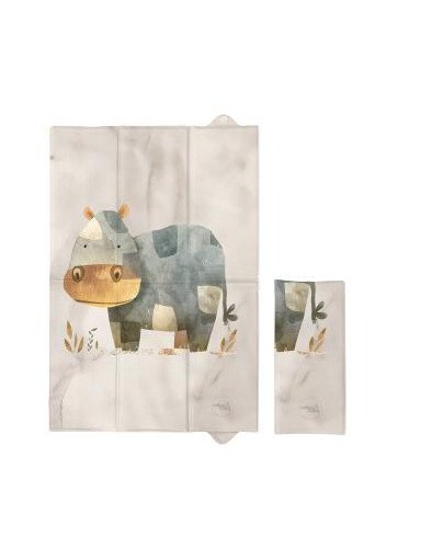 CEBA 305-000-780 Sulankstomas persirengimo kilimėlis 40x60 Basic Cosy Hippo-Vystymo lentos ir paklotai-Baldai ir kiti prietaisai