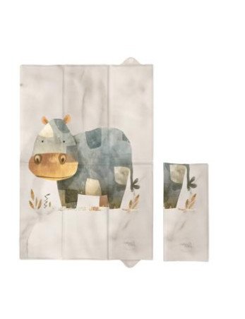 CEBA 305-000-780 Sulankstomas persirengimo kilimėlis 40x60 Basic Cosy Hippo-Vystymo lentos ir paklotai-Baldai ir kiti prietaisai