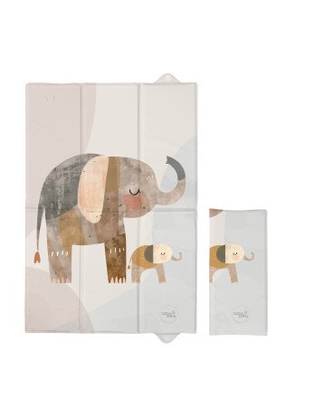 CEBA 305-000-781 Sulankstomas persirengimo kilimėlis 40x60 Basic Elephant Family-Vystymo lentos ir paklotai-Baldai ir kiti priet