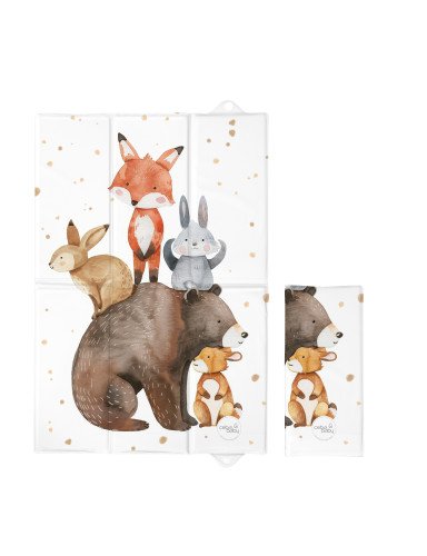 CEBA 305-000-783 Sulankstomas persirengimo kilimėlis 40x60 Basic Forest Friends-Vystymo lentos ir paklotai-Baldai ir kiti prieta