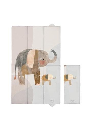 CEBA 307-000-781 Sulankstomas didelis persirengimo kilimėlis 50x80 Basic Elephant Family-Vystymo lentos ir paklotai-Baldai ir ki