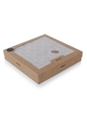 CEBA 812-109-260 Megzta antklodė 90x90, dovanų dėžutėje Eglutė pilka*