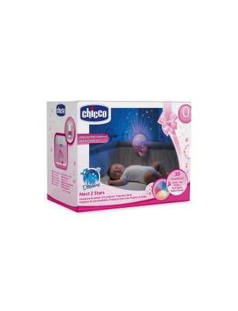 CHICCO 00007647200000 Next2Stars vaikiškos lovytės projektorius mėlynas