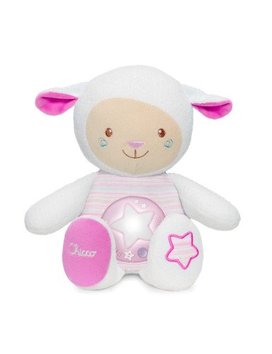 CHICCO 00009090100000 Avelė su naktine šviesa rožinės spalvos