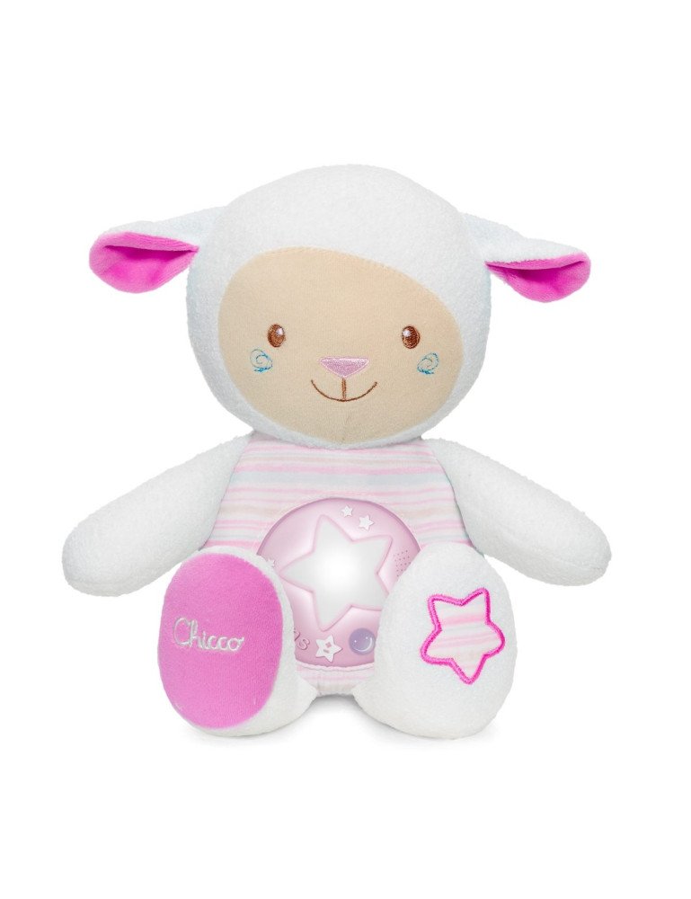 CHICCO 00009090100000 Avelė su naktine šviesa rožinės spalvos