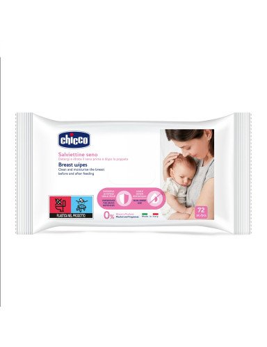 CHICCO 00009166000000 Krūties priežiūros servetėlės 72 vnt