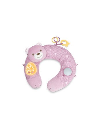 CHICCO 00009829100000 Lizdas su pagalvėle rožinės spalvos