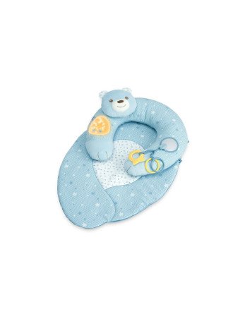 CHICCO 00009829200000 Lizdas su pagalvėle mėlynas
