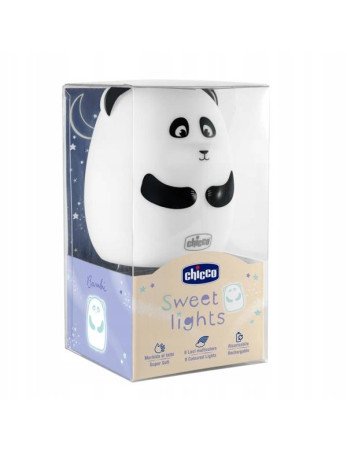 CHICCO 00009902000000 Minkštas PANDA šviestuvas