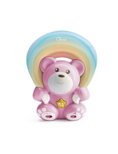 CHICCO 00010474100000 ŽAISLAS FD VAIVORYKŠTINIS MEŠKIUKAS ROŽINĖS SPALVOS