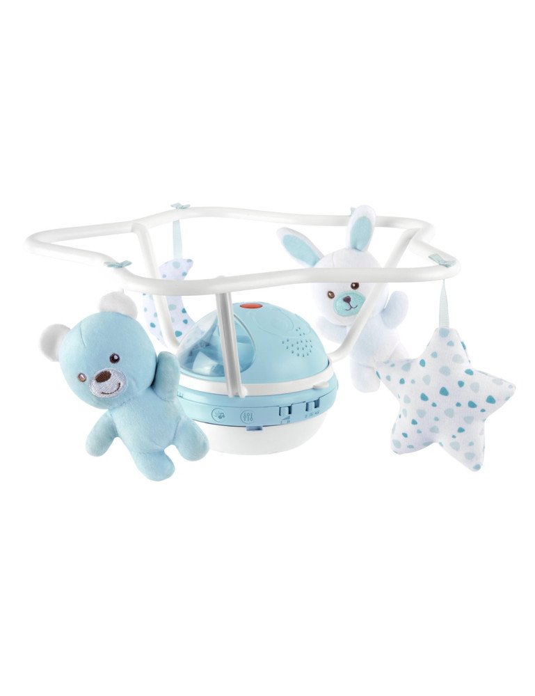 Mobile para Berço de Bebe - Rainbow Azul Claro Mobile para Berço de Bebe - Rainbow Azul Claro