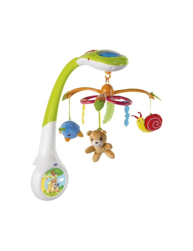 CHICCO 00011350000000 Magiškas miškas, vaikiška lovytė karuselė