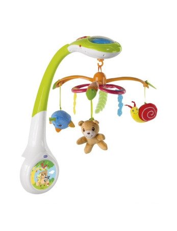 CHICCO 00011350000000 Magiškas miškas, vaikiška lovytė karuselė