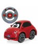 CHICCO 00011457000000 Fiat 500 su nuotolinio valdymo pulteliu raudona