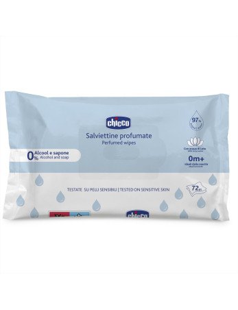 CHICCO 00012050100000 Slaugos servetėlės 72 vnt. 0m+