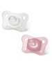 CHICCO 00073221110000 PH MINI silikoninis čiulptukas 0-2 m 2 vnt