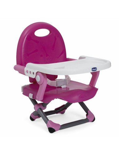 CHICCO Maitinimo kėdutė POCKET SNACK PINK 05079340170000-Maitinimo kėdutės-Vaiko kambarys