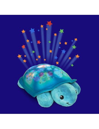 "Cloud B" CLTT-7323-T2 N10/202 Naktinis šviestuvas + muzikinė dėžutė "Turtle blue 2in1