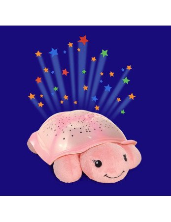 "Cloud B" CLTT-7323-T2P N10/20 Naktinis šviestuvas + muzikinė dėžutė "Turtle pink 2in1