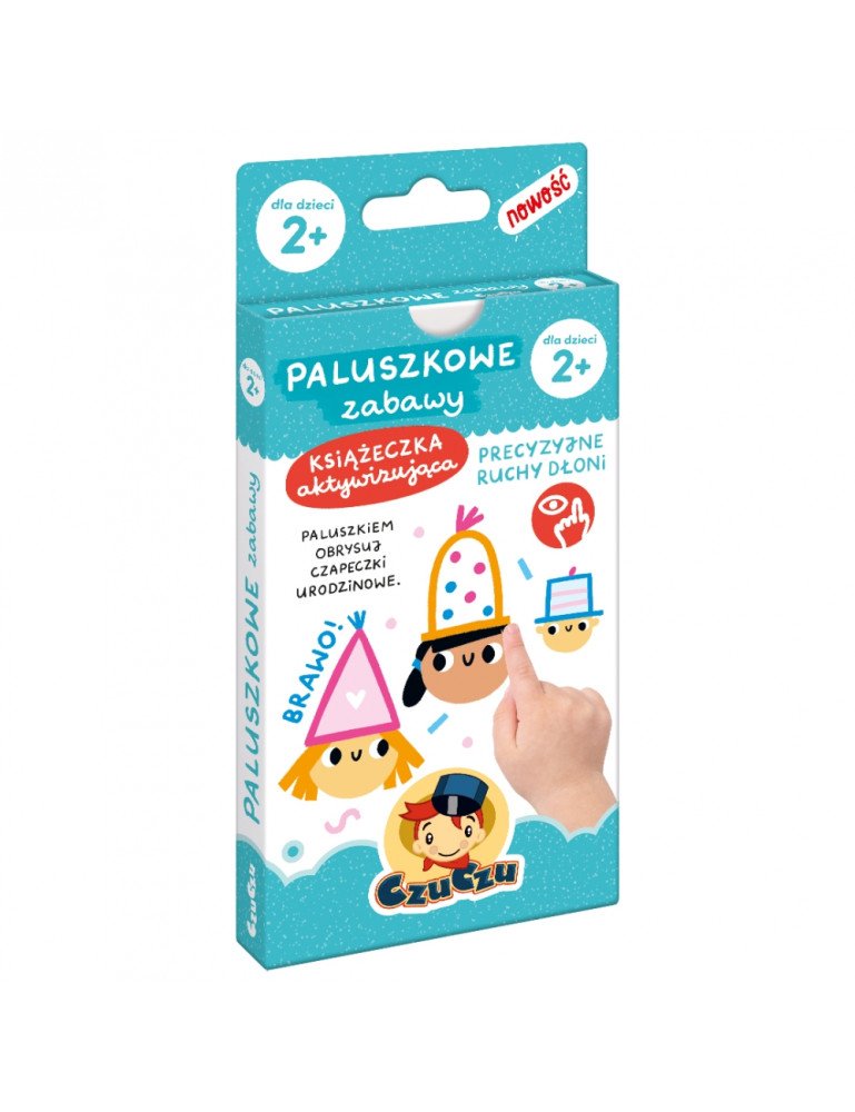 CzuCzu 7395481 Mokomoji knygelė "Pirštukų žaidimai 2+