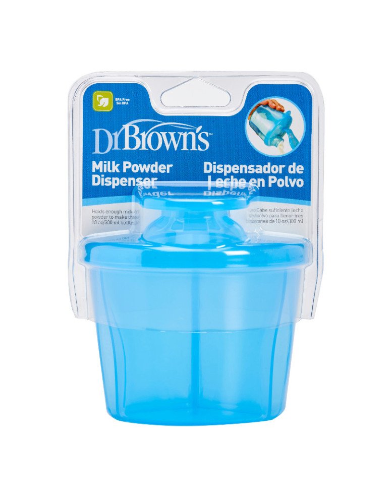 Dr.Browns AC039 Mėlyna pieno miltelių talpykla