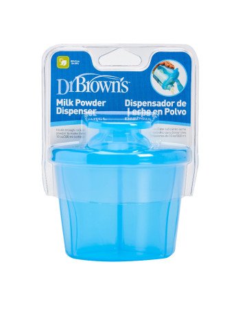 Dr.Browns AC039 Mėlyna pieno miltelių talpykla