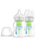 Dr.Browns WB52600 Plataus kaklelio buteliukas 150 ml PP GALIMYBĖS PLUS 2 PAK
