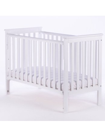 DREWEX Łóżeczko LEO opuszczany bok biały / biały-3 dalių vežimėliai / trys viename-Vežimėliai ir nešioklės