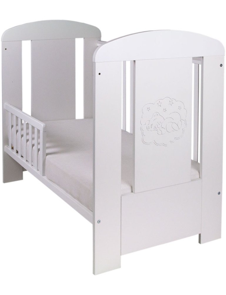 DREWEX WHITE PREMIUM COTTLE + stalčius-Kūdikių lovytės-Kūdikių lovytės ir čiužiniai