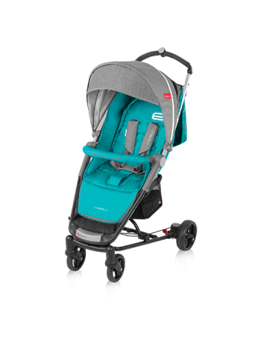 ESPIRO Vaikiškas vežimėlis MAGIC NEW 05 turkio spalvos-Sportiniai vežimėliai-Vežimėliai ir nešioklės