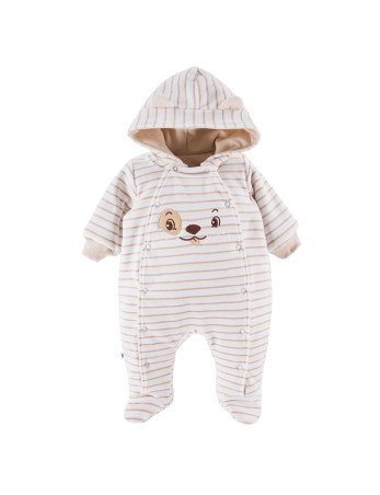 EWA 754677 RUN&FUN Velūro pašiltinimo pižama beige 68