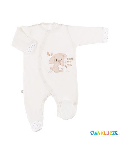 EWA 852526 NEWBORN Pajacare ecru 50