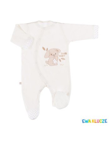 EWA 852526 NEWBORN Pajacare ecru 50