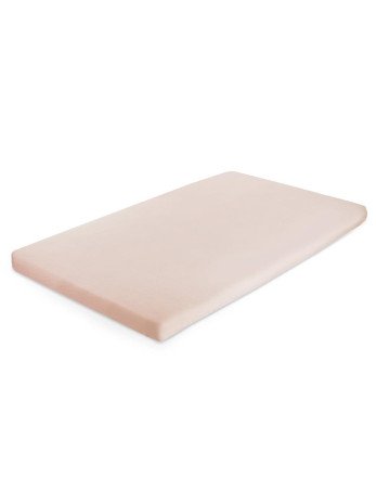 EWA 884602 Medvilninio trikotažo paklodė 120x60 smėlio spalvos 28