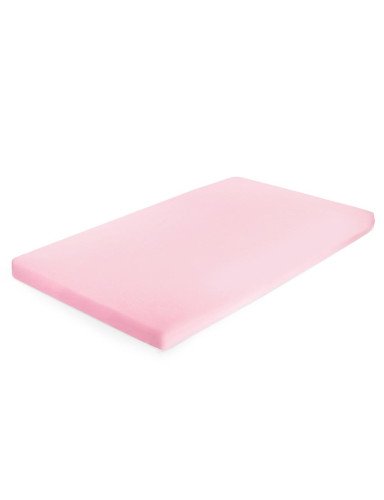 EWA 884633 Medvilninis trikotažo lakštas 120x60 šviesiai rožinės spalvos 30