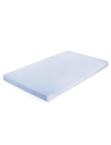 EWA 884671 Medvilninio trikotažo paklodė 120x60 šviesiai mėlyna 33