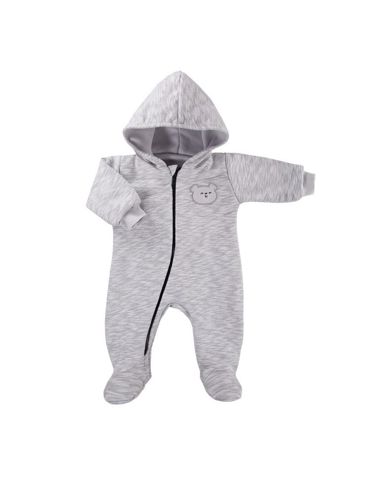 EWA 904447 Pajac Sniego pamušalas su gobtuvu pilka 68