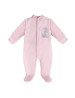 EWA 931023 NEWBORN Velūro pižama rožinė 68