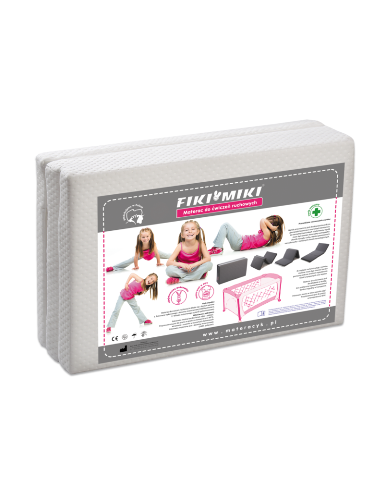 FIKI MIKI mankštos čiužinys White MRR1 FIKI MIKI mankštos čiužinys White MRR1