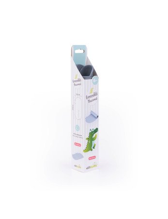 GILIGUMS GG 45490 Silikoninis kilimėlis krokodilo pilkos spalvos