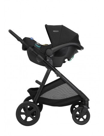 GRACO Vaikiškas vežimėlis NEAR2ME DLX TRIO MIDNIGHT 3-in-1 rinkinys-3 dalių vežimėliai / trys viename-Vežimėliai ir nešioklės