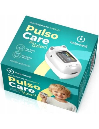 HELPMEDI PulsoCare Mouse pulsoksimetras vaikams, sveriantiems daugiau kaip 10 kg