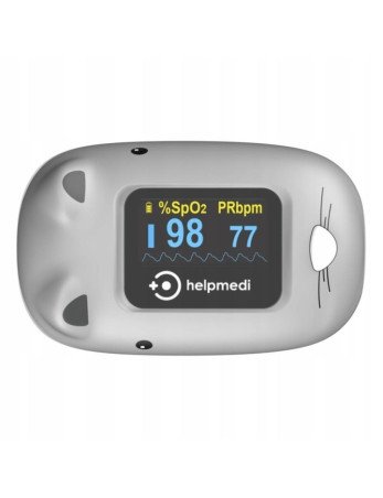 HELPMEDI PulsoCare Mouse pulsoksimetras vaikams, sveriantiems daugiau kaip 10 kg