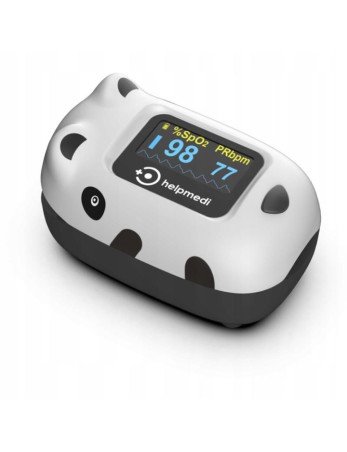 HELPMEDI PulsoCare Panda pulsoksimetras vaikams, sveriantiems daugiau kaip 10 kg
