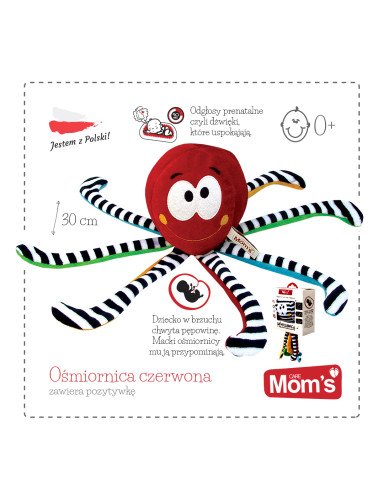 HENCZ 965 Aštuonkojis su prenataliniais garsais raudona