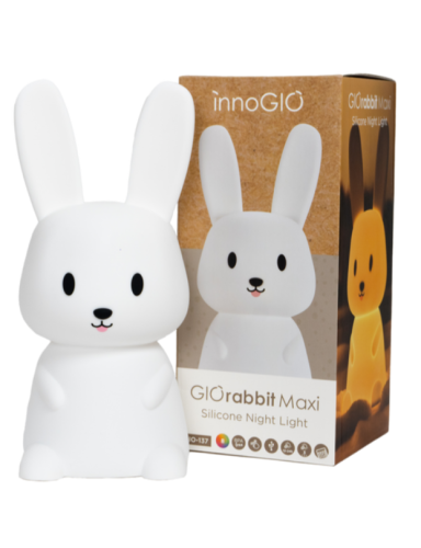 INNOGIO GIO-137 Silikoninė naktinė lemputė GIOrabbit Maxi 30 cm