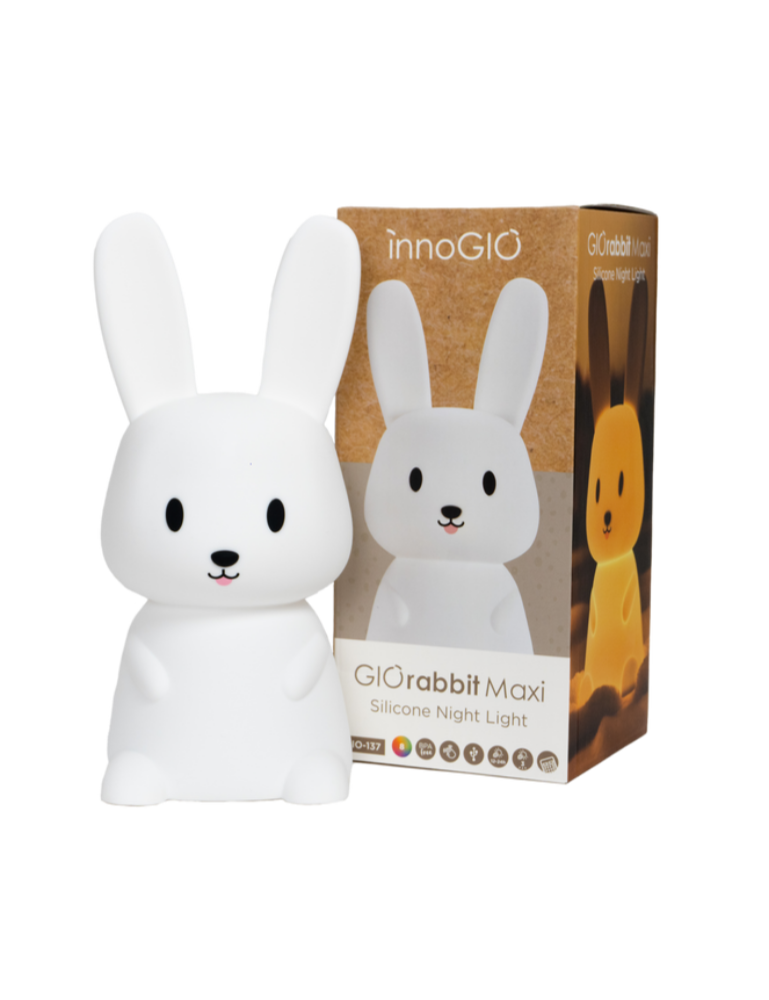 INNOGIO GIO-137 Silikoninė naktinė lemputė GIOrabbit Maxi 30 cm