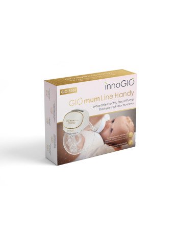 INNOGIO GIO-356I GIOmum Line elektrinis krūties siurblys + SILIKONINIS BIBLINERIS GIO-940 GRATIS