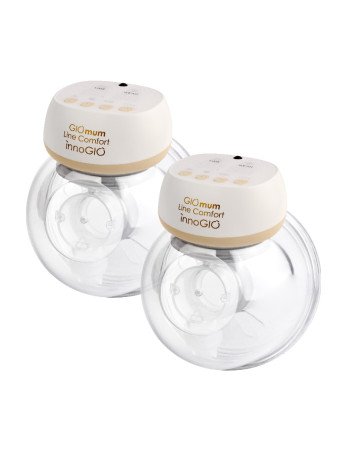 INNOGIO GIO-357 GIOmum Line Comfort krūties siurblys su nuotolinio valdymo pulteliu + SILIKONINIS dubenėlis GIO-910 NEMOKAMAI